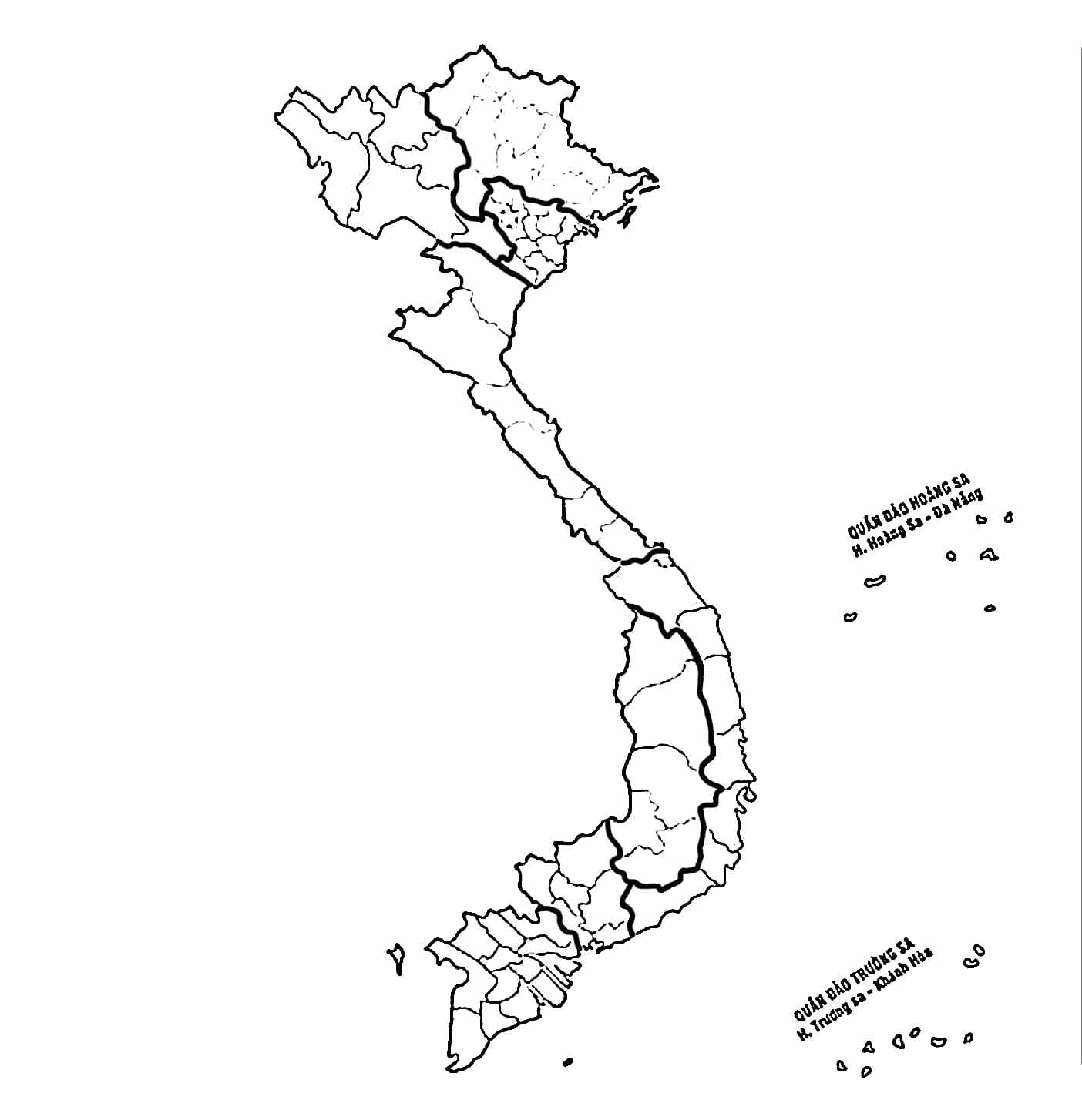 Tô màu Ba n Đo   Vie  t Nam Vo  i Ca c Vu ng
