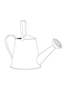 Tô Màu Bình Tưới Nước