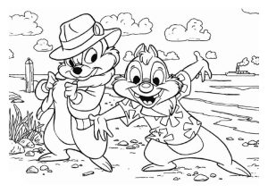 Tô Màu Chip và Dale