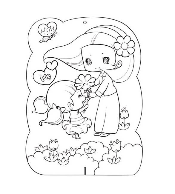 Tô màu Chào Mừng Ngày Quốc Tế Phụ Nữ 8 3