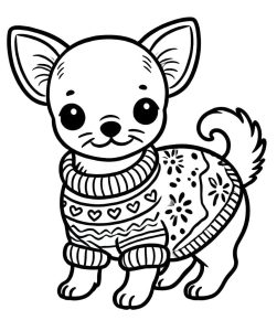 Tô Màu Chó Chihuahua