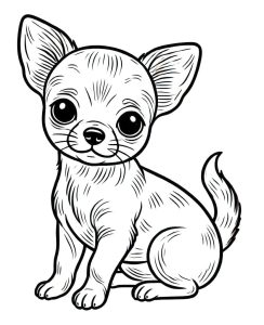 Tô Màu Chó Chihuahua