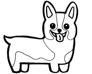 Tô Màu Chó Corgi