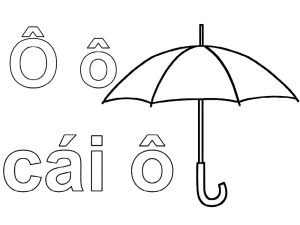 Tô Màu 29 Chữ Cái Tiếng Việt