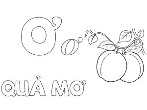 Tô Màu 29 Chữ Cái Tiếng Việt