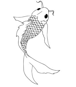 Tô Màu Con Cá Chép