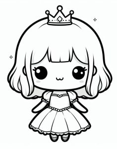 Tô Màu Công Chúa Chibi