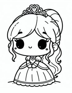 Tô Màu Công Chúa Chibi