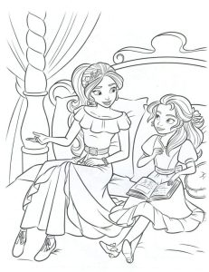 Tô Màu Công Chúa Elena Xứ Avalor