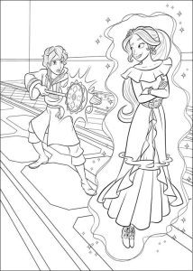 Tô Màu Công Chúa Elena Xứ Avalor