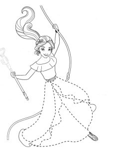 Tô Màu Công Chúa Elena Xứ Avalor