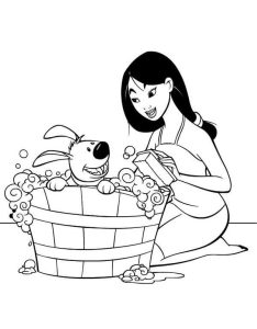 Tô Màu Công Chúa Hoa Mộc Lan