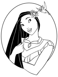 Tô Màu Công Chúa Pocahontas