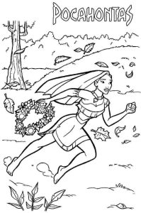 Tô Màu Công Chúa Pocahontas