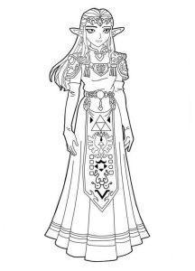 Tô Màu Công Chúa Zelda