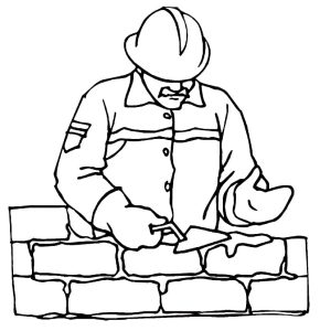 Tô Màu Công Nhân Xây Dựng