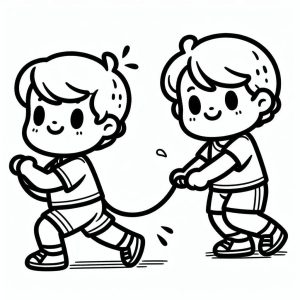 Tô Màu Bé Tập Thể Dục