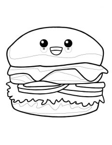 Tô Màu Hamburger