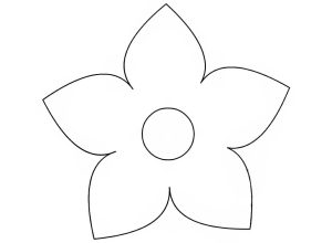 Tô Màu Bông Hoa 5 Cánh