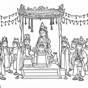 Tô Màu Giỗ Tổ Hùng Vương 10 3