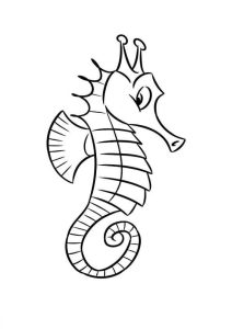 Tô Màu Con Cá Ngựa