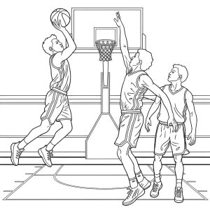 Tô Màu Bóng Rổ