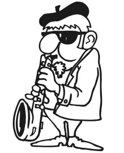 Tô Màu Kèn Saxophone