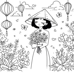 Tô Màu Ngày Phụ Nữ Việt Nam 20 10