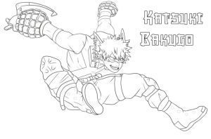 Tô Màu Bakugo Katsuki