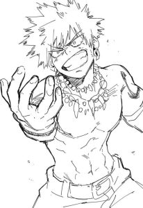 Tô Màu Bakugo Katsuki
