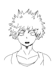Tô Màu Bakugo Katsuki
