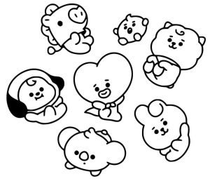 Tô Màu BT21