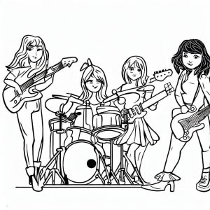 Tô Màu Ban Nhạc Nhóm Nhạc
