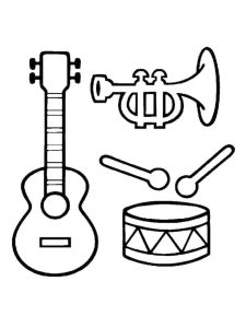 Tô Màu Nhạc Cụ