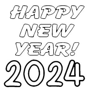 Tô Màu Chúc Mừng Năm Mới 2024