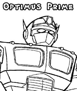 Tô Màu Optimus Prime
