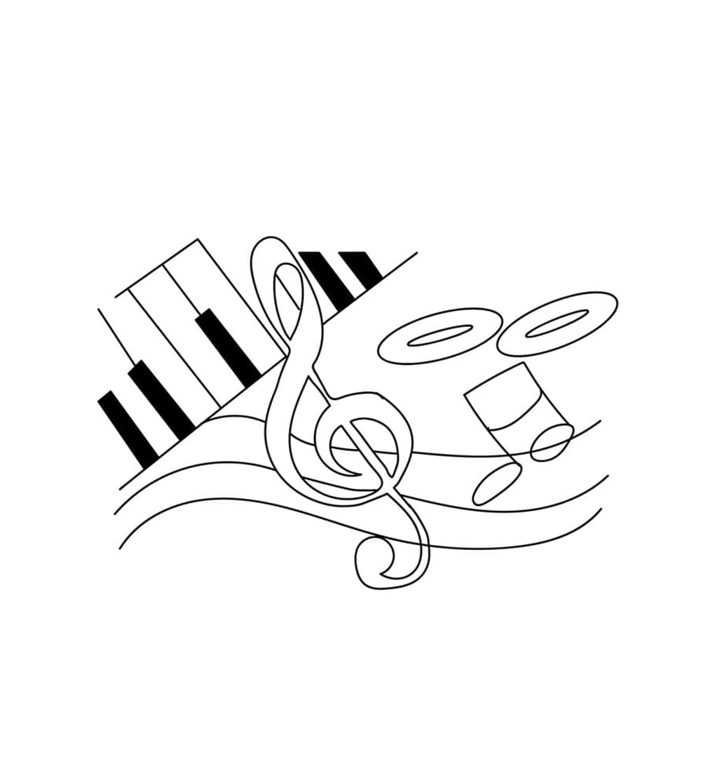 Tô màu Phi m Đa n Piano Va  No  t Nha c