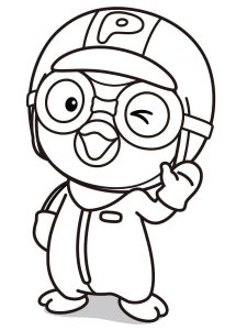 Tô Màu Chim Cánh Cụt Pororo