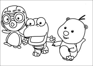 Tô Màu Chim Cánh Cụt Pororo