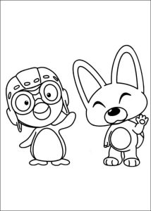 Tô Màu Chim Cánh Cụt Pororo