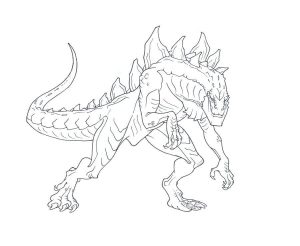 Tô Màu Godzilla