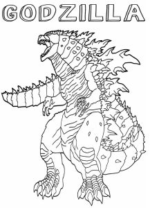 Tô Màu Godzilla