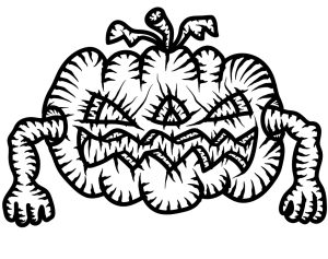 Tô Màu Bí Ngô Halloween
