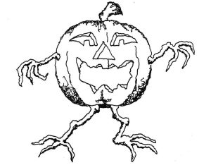 Tô Màu Bí Ngô Halloween