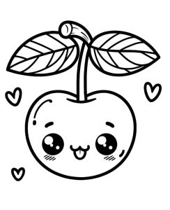 Tô Màu Quả Cherry