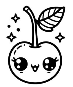 Tô Màu Quả Cherry