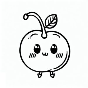 Tô Màu Quả Cherry