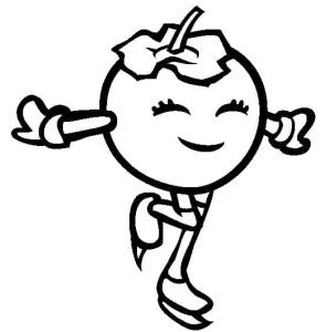 Tô Màu Quả Hồng