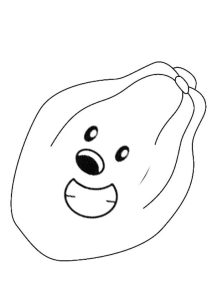 Tô Màu Quả Đu Đủ