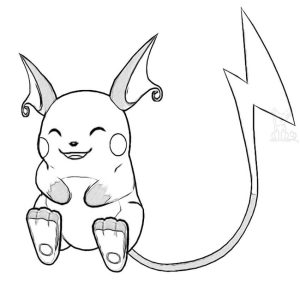Tô Màu Pokemon Raichu